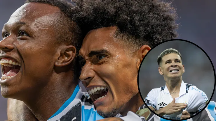 Grêmio ofereceu 6 jogadores ao Santos em troca por Soteldo - Fotos: AGIF
