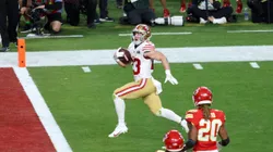 San Francisco 49ers running back Christian McCaffrey. Foto by Marc Sanchez/Icon Sportswire NFL, American Football Herren