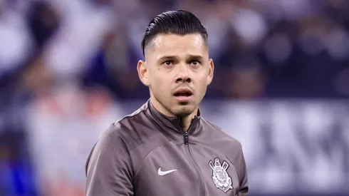 SP - SAO PAULO - 01/06/2024 - BRASILEIRO A 2024, CORINTHIANS X BOTAFOGO - Angel Romero jogador do Corinthians durante aquecimento antes da partida contra o Botafogo no estadio Arena Corinthians pelo campeonato Brasileiro A 2024. Foto: Marcello Zambrana/AGIF