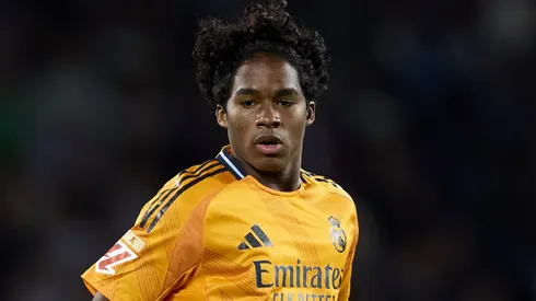 Endrick durante partida entre Real Sociedad e Real Madrid, pela La Liga, no dia 14/09/2024.