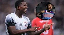 Cacá provoca Marinho após Corinthians x Fortaleza - Foto: Ettore Chiereguini/AGIF -Foto: Thiago Ribeiro/AGIF