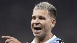 Soteldo durante jogo na Neo Química Arena.