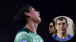 Carille irritou torcida e diretoria do Peixe por falta de chances a Miguelito - Fotos: Raul Baretta/Santos FC e IMAGO