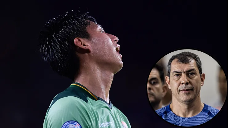 Carille irritou torcida e diretoria do Peixe por falta de chances a Miguelito - Fotos: Raul Baretta/Santos FC e IMAGO
