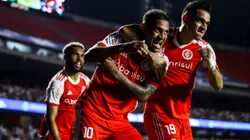 SP - SAO PAULO - 22/09/2024 - BRASILEIRO A 2024, SAO PAULO X INTERNACIONAL - Alan Patrick jogador do Internacional comemora seu gol durante partida contra o Sao Paulo no estadio Morumbi pelo campeonato Brasileiro A 2024. Foto: Marco Miatelo/AGIF