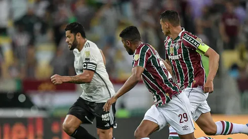 Atlético-MG contra o Fluminense. Foto: AGIF/AGIF