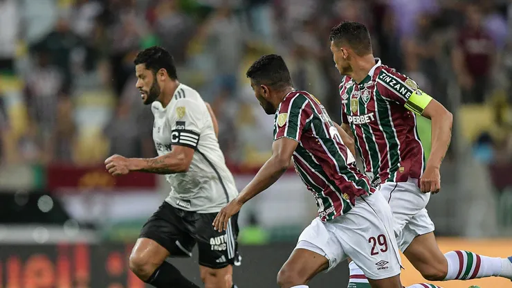 Atlético-MG contra o Fluminense. Foto: AGIF/AGIF