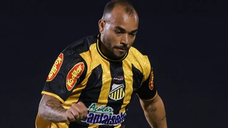 Rodolfo, jogador do Novorizontino, durante partida contra o Goiás, no Estádio Jorge Ismael de Biasi, pela Série B do Campeonato Brasileiro, no dia 04/08/2024.
