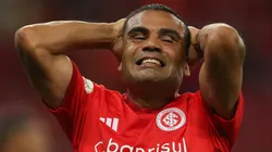 Gabriel Mercado jogador do Internacional lamenta durante partida contra o America-MG no estadio Beira-Rio pelo campeonato Brasileiro A 2023