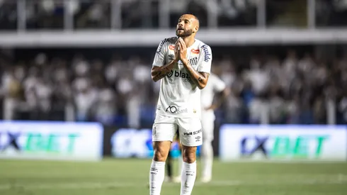 Guilherme durante o jogo com o Novorizontino