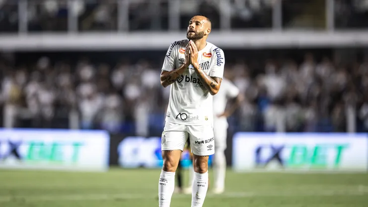 Guilherme durante o jogo com o Novorizontino