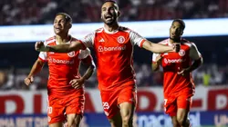 SP - SAO PAULO - 22/09/2024 - BRASILEIRO A 2024, SAO PAULO X INTERNACIONAL - Thiago Maia jogador do Internacional comemora seu gol durante partida contra o Sao Paulo no estadio Morumbi pelo campeonato Brasileiro A 2024. Foto: Marco Miatelo/AGIF