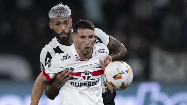 Tricolor conseguiu segurar o empate no primeiro jogo Na ida, São Paulo e Botafogo ficaram no 0 a 0 - Foto: Jorge Rodrigues/AGIF.