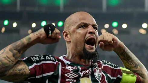 Felipe Melo durante jogo pelo Flu.