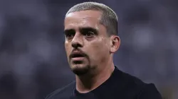 Fagner durante partida entre Corinthians e Grêmio, pela Copa do Brasil, na Arena Grêmio, no dia 31/07/2024.