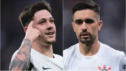 Garro e Coronado no Corinthians. Foto: Ettore Chiereguini/AGIF