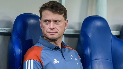Fernando Seabra durante período em que comandou o Cruzeiro. Foto: Gustavo Aleixo/Cruzeiro