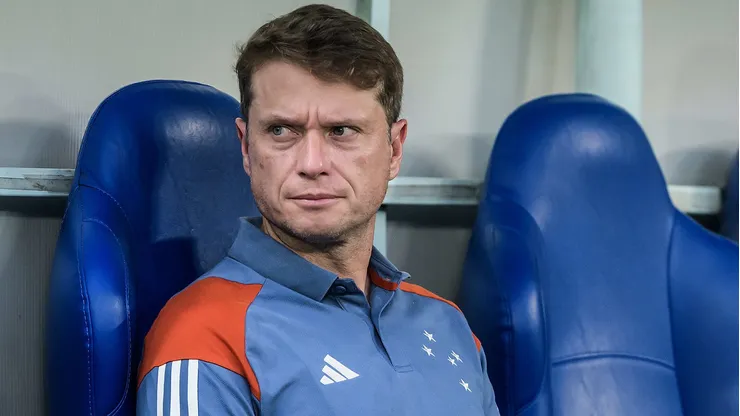 Fernando Seabra durante período em que comandou o Cruzeiro. Foto: Gustavo Aleixo/Cruzeiro