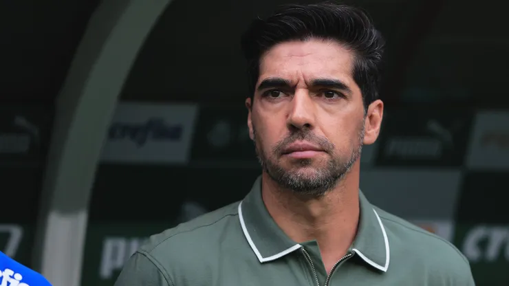Abel Ferreira durante a partida contra o Criciúma