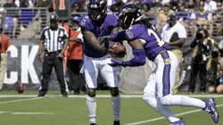Baltimore Ravens quarterback Lamar Jackson. Foto de Mark Goldman/Icon Sportswire