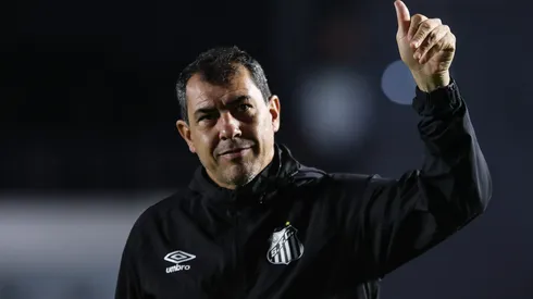 SP - SANTOS - 15/07/2024 - BRASILEIRO B 2024, SANTOS X ITUANO - Fabio Carille tecnico do Santos antes da partida contra o Ituano no estadio Vila Belmiro pelo campeonato Brasileiro B 2024. Foto: Reinaldo Campos/AGIF