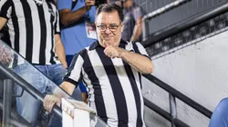 Presidente do Peixe na Vila Belmiro