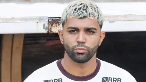 Gabigol durante jogo contra o Vasco.