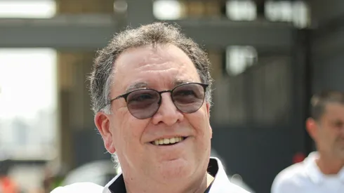 Marcelo Teixeira, presidente do Peixe, ao lado de Reinaldo Carneiro Bastos.