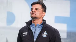 RS - PORTO ALEGRE - 27/08/2023 - BRASILEIRO A 2023, GREMIO X CRUZEIRO - Alexandre Mendes tecnico do Gremio durante partida contra o Cruzeiro no estadio Arena do Gremio pelo campeonato Brasileiro A 2023. Foto: Maxi Franzoi/AGIF