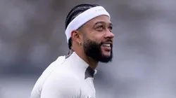 Depay durante treinamento do Coringão. Foto: Rodrigo Coca