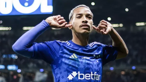 Matheus Pereira comemora gol do Cruzeiro • Foto: Gustavo Aleixo/ Cruzeiro