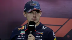 Verstappen em entrevista no Marina Bay.