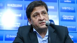 Alberto Guerra em entrevista coletiva no Imortal