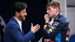 Ben Sulayem e Verstappen no GP da Hungria