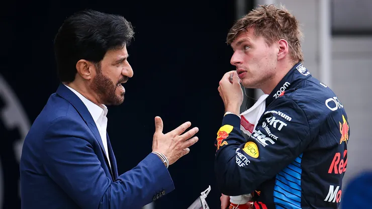 Ben Sulayem e Verstappen no GP da Hungria