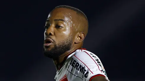 SP - RIBEIRAO PRETO - 18/08/2024 - BRASILEIRO B 2024, BOTAFOGO-SP X PAYSANDU - Victor Andrade jogador do Botafogo-SP durante partida contra o Paysandu no estadio Santa Cruz pelo campeonato Brasileiro B 2024.