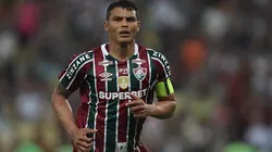 Thiago Silva, do Fluminense em campo durante partida contra o Juventude pela Copa do Brasil 2024 no Maracanã Stadium
