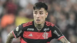 RJ - RIO DE JANEIRO - 15/09/2024 - BRASILEIRO A 2024, FLAMENGO X VASCO - Pulgar jogador do Flamengo durante partida contra o Vasco no estadio Maracana pelo campeonato Brasileiro A 2024. Foto: Thiago Ribeiro/AGIF