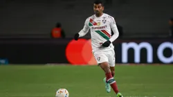 Thiago Santos, jogador do Fluminense durante partida contra o Gremio no estadio Couto Pereira pelo campeonato Copa Libertadores 2024