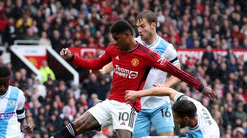 Marcus Rashford pelo Manchester United em partida diante do Crystal Palace. (Photo by Alex Livesey/Getty Images)