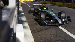 Lewis Hamilton no GP de Baku, no Azerbaijão