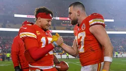 Kelce e Mahomes nos Chiefs. Foto: IMAGO / ZUMA Press Wire