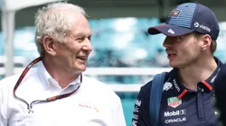 Helmut Marko e Max Verstappen no GP de Miami