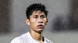 SP - DIADEMA - 04/01/2024 - COPA SAO PAULO 2024, SANTOS X REMO - Miguelito jogador do Santos durante partida contra o Remo no estadio Arena Inamar pelo campeonato Copa Sao Paulo 2024.