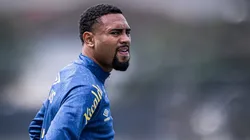 Wendel durante treinamento realizado no CT Rei Pelé. Foto: Raul Baretta/Santos FC