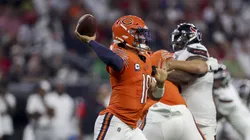 Caleb Williams contra o Texans. Foto: IMAGO / ZUMA Press Wire