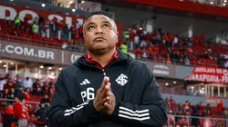 Roger Machado no comando do Inter. Foto: Maxi Franzoi/AGIF