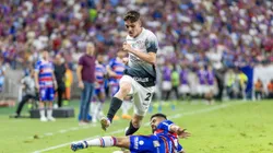 Bidon em ação diante do Tricolor do Pici. Foto: Baggio Rodrigues/AGIF