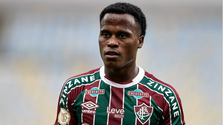 RJ - RIO DE JANEIRO - 29/07/2023 - BRASILEIRO A 2023, FLUMINENSE X SANTOS - Jhon Arias jogador do Fluminense durante partida contra o Santos no estadio Maracana pelo campeonato Brasileiro A 2023. Foto: Thiago Ribeiro/AGIF