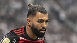 Gabigol durante jogo do Fla contra o Corinthians.